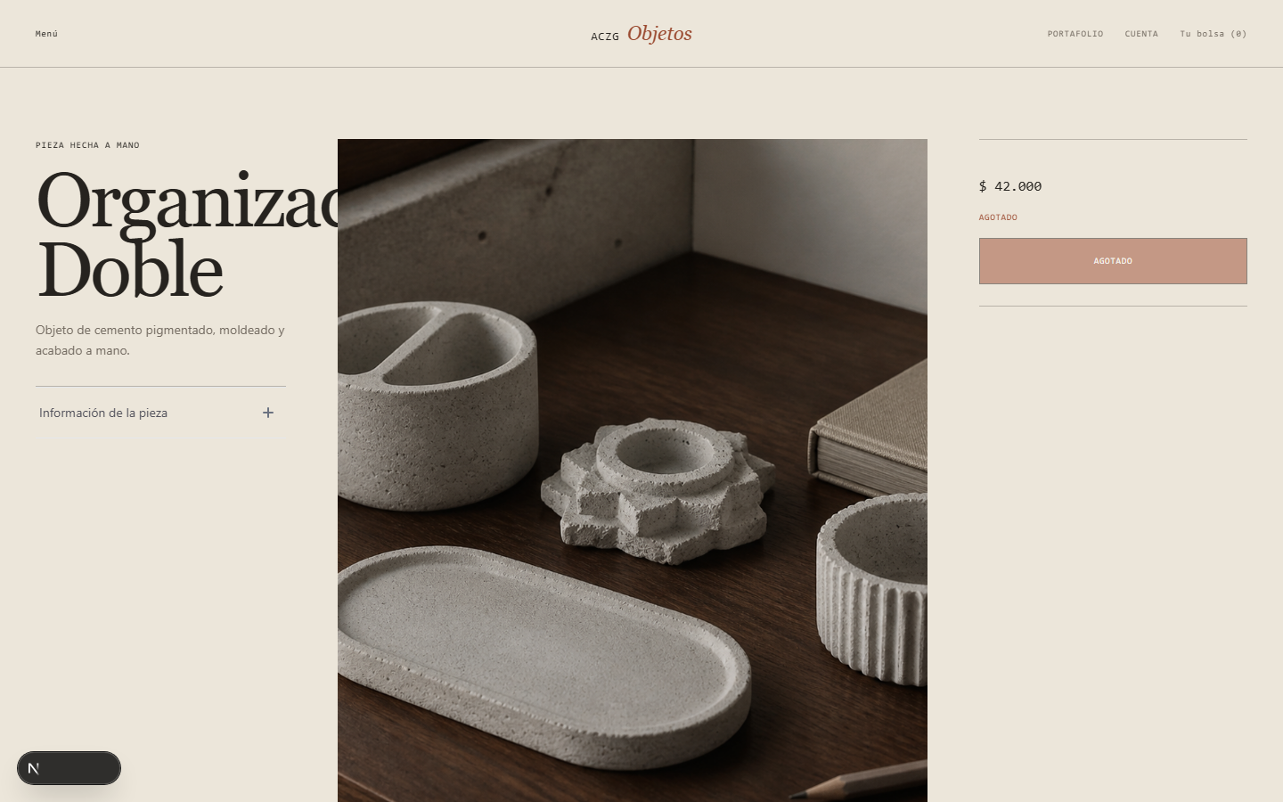 Original product detail with title/image overlap